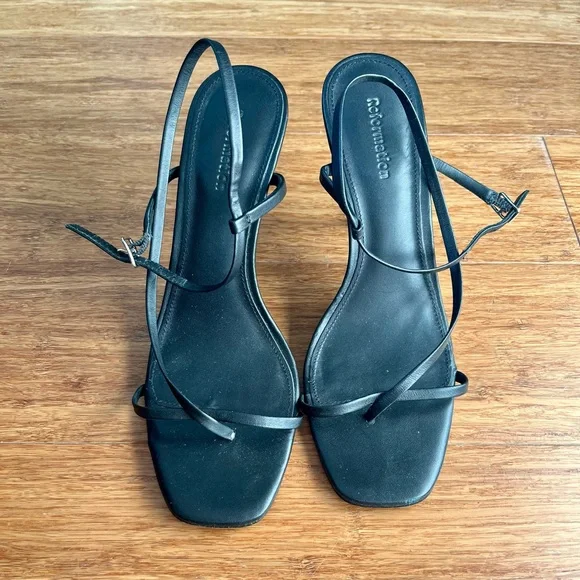 Reformation Ivy heeled sandal. Size 7.5. - Picture 2 of 5